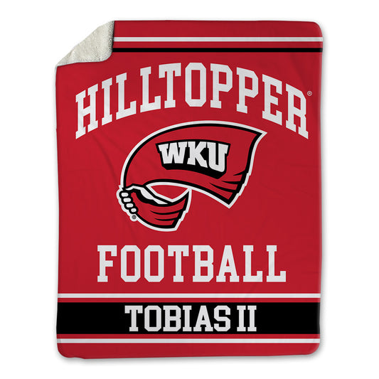 Western Kentucky - NCAA Football : Brandon Tobias II - Blanket-0