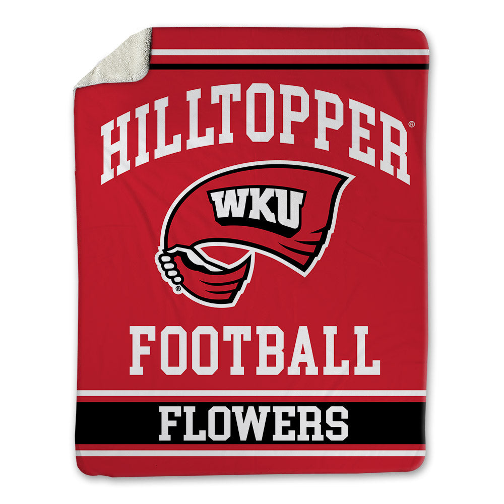 Western Kentucky - NCAA Football : Cameron Flowers - Blanket-0