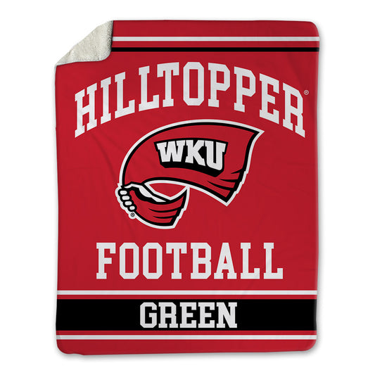 Western Kentucky - NCAA Football : Korbyn Green - Blanket-0