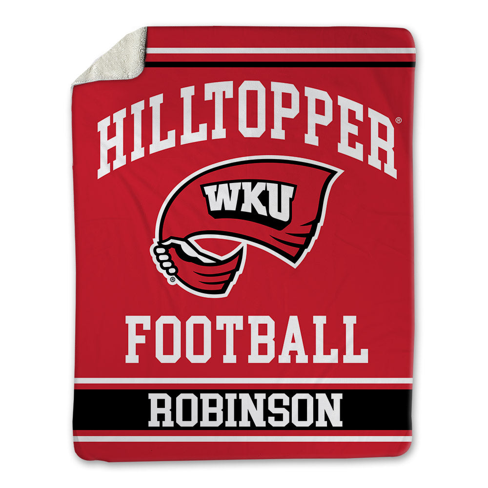Western Kentucky - NCAA Football : Kent Robinson - Blanket-0