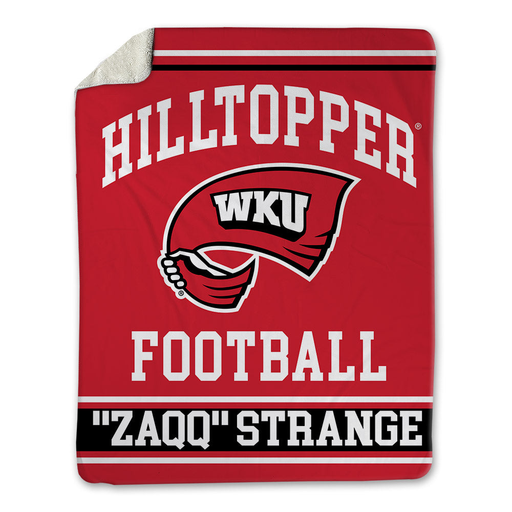 Western Kentucky - NCAA Football : Sharlandiin "Zaqq" Strange - Blanket-0