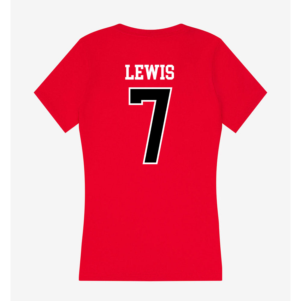 Western Kentucky - NCAA Football : Jaylen Lewis - Classic Shersey Women's V-Neck T-Shirt-1