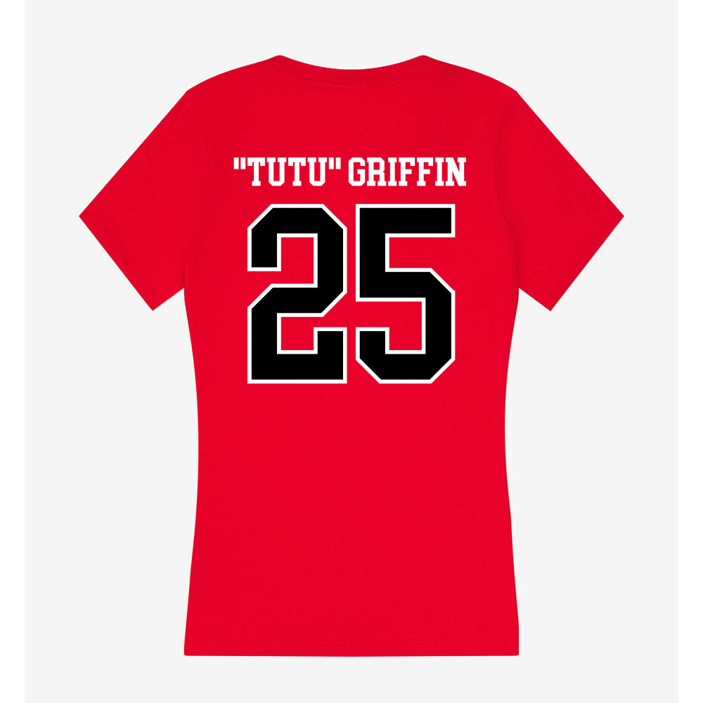 Western Kentucky - NCAA Football : Xavion "Tutu" Griffin - Classic Shersey Women's V-Neck T-Shirt-1