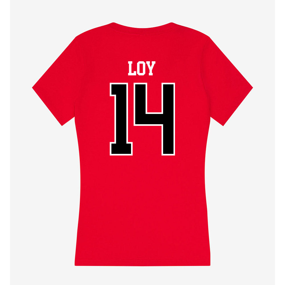 Western Kentucky - NCAA Football : Owen Loy - Classic Shersey Women's V-Neck T-Shirt-1