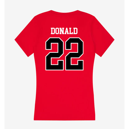 Western Kentucky - NCAA Football : Jordan Donald - Classic Shersey Women's V-Neck T-Shirt-1