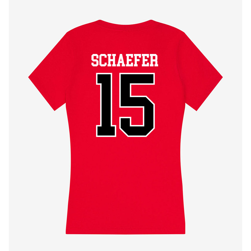 Western Kentucky - NCAA Women's Volleyball : Abby Schaefer - Classic Shersey Women's V-Neck T-Shirt-1
