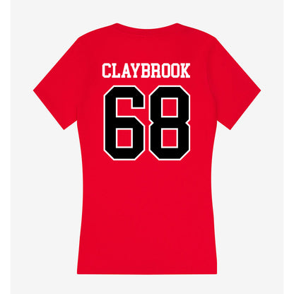Western Kentucky - NCAA Football : Gabe Claybrook - Classic Shersey Women's V-Neck T-Shirt-1