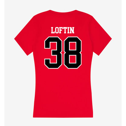 Western Kentucky - NCAA Football : Kennon Loftin - Classic Shersey Women's V-Neck T-Shirt-1