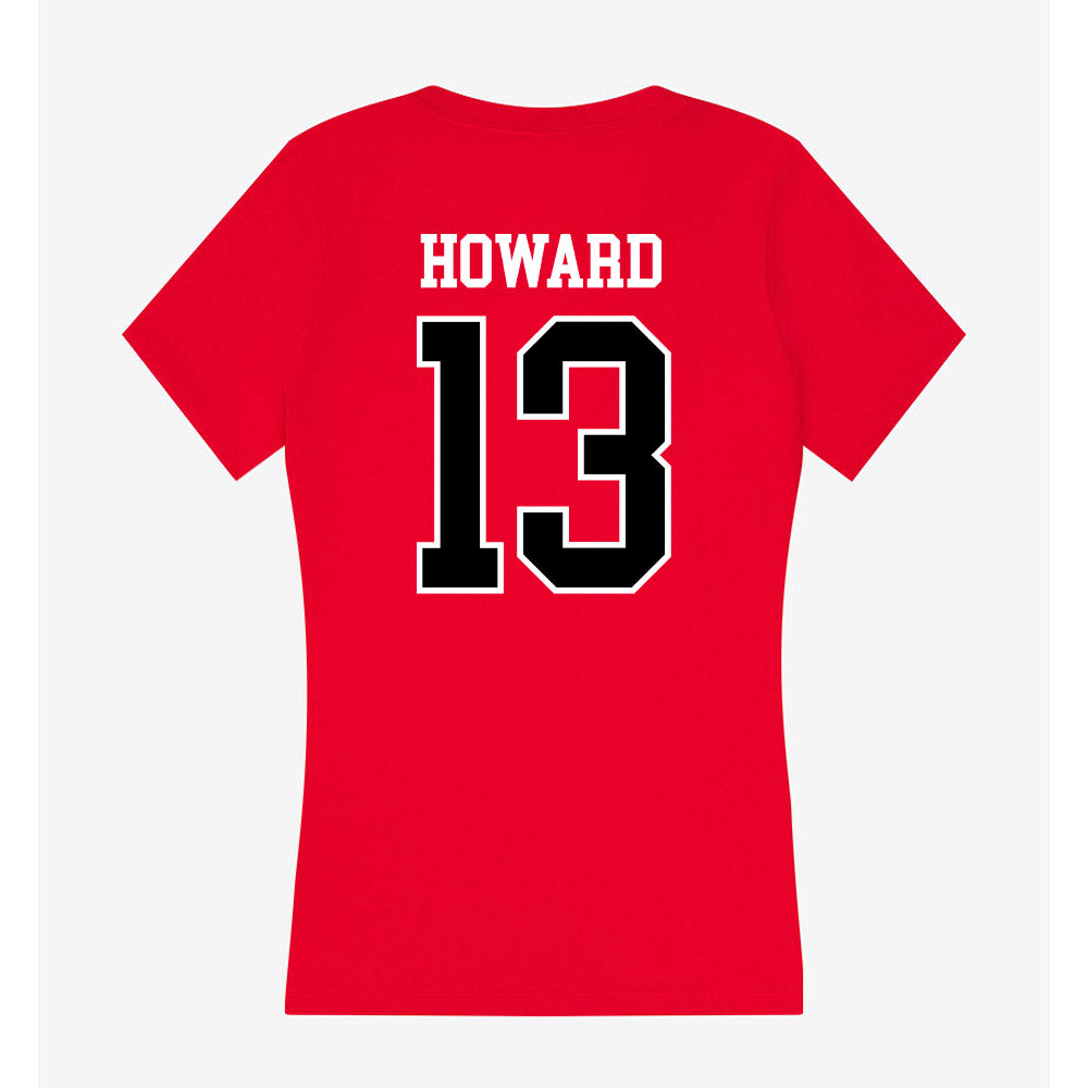 Western Kentucky - NCAA Women's Soccer : Mackenzie Howard - Classic Shersey Women's V-Neck T-Shirt-1