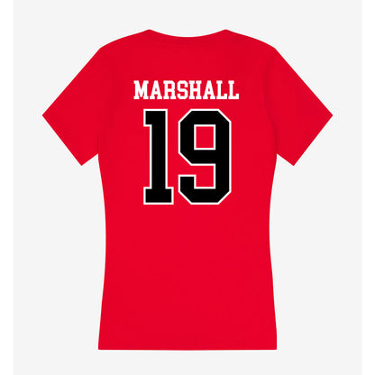 Western Kentucky - NCAA Football : Virgil Marshall - Classic Shersey Women's V-Neck T-Shirt-1