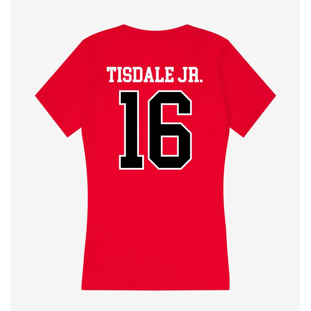 Western Kentucky - NCAA Football : Rodney Tisdale Jr. - Classic Shersey Women's V-Neck T-Shirt-1