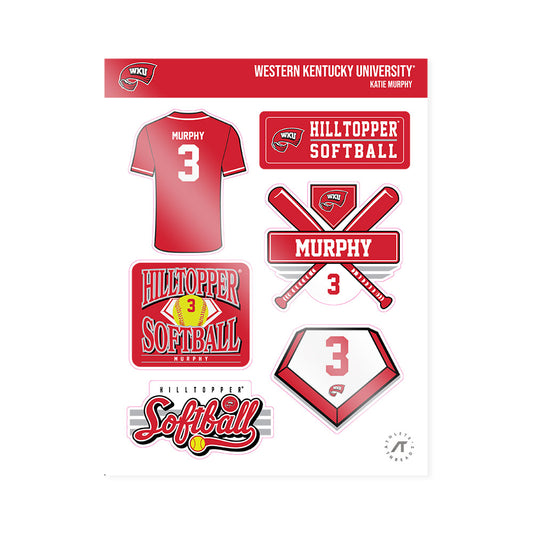 Western Kentucky - NCAA Softball : Katie Murphy - Sticker Sheet-0