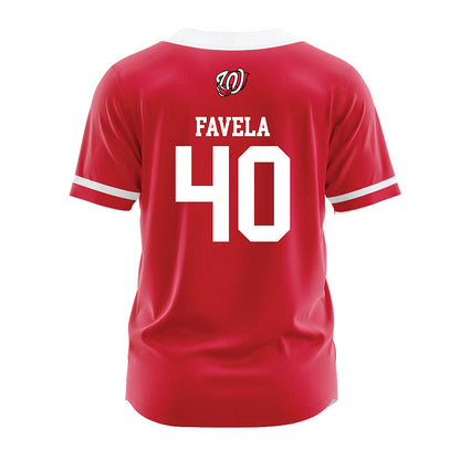 Western Kentucky - NCAA Baseball : Jude Favela - Red Jersey-1