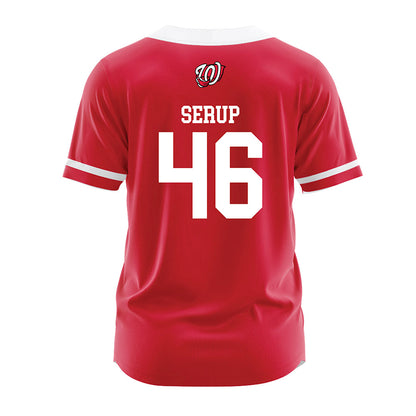 Western Kentucky - NCAA Baseball : Zack Serup - Red Jersey-1