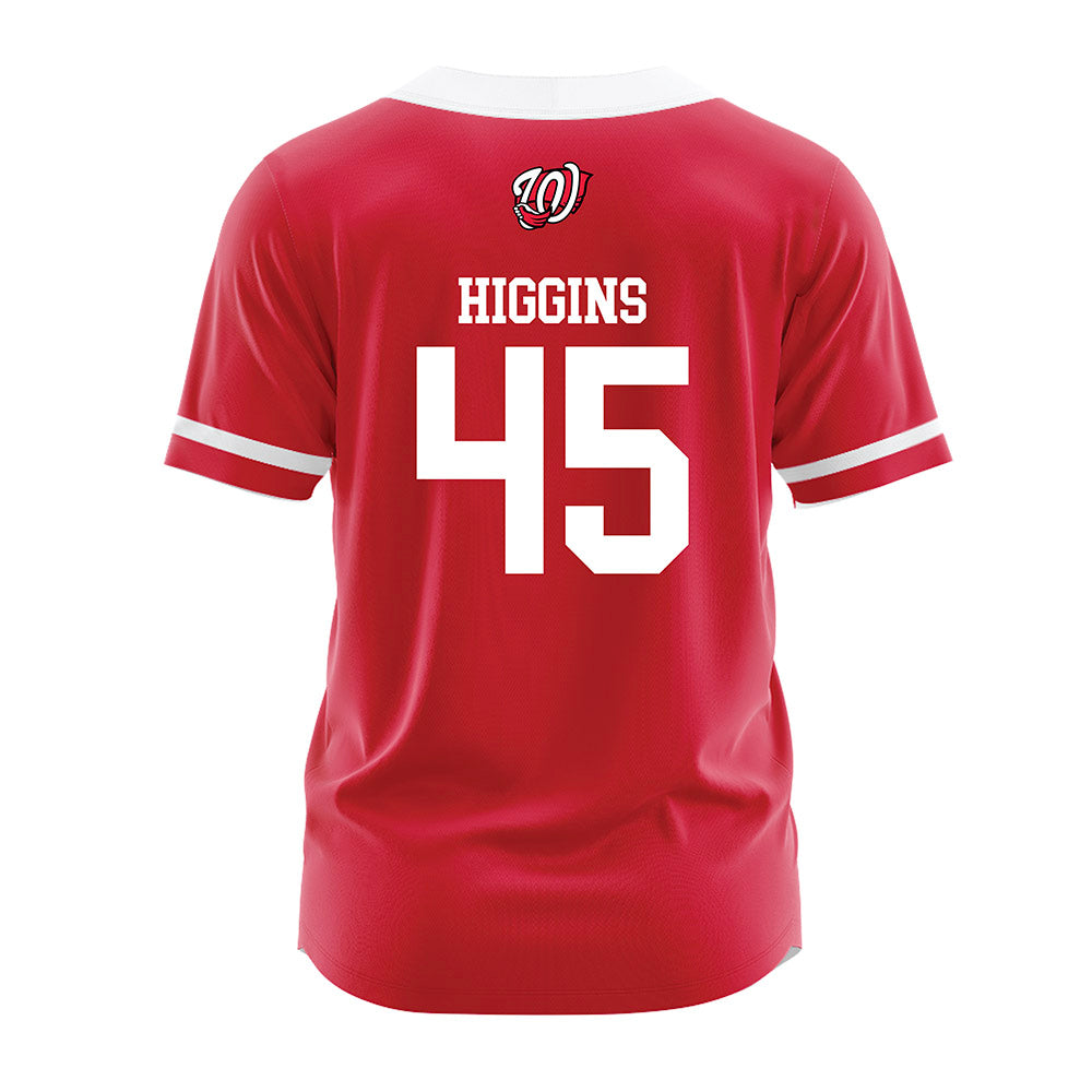 Western Kentucky - NCAA Baseball : Cal Higgins - Red Jersey-1