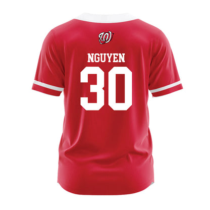Western Kentucky - NCAA Baseball : Ian Nguyen - Red Jersey-1