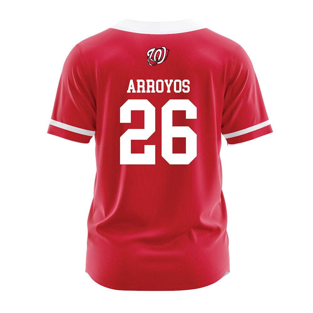 Western Kentucky - NCAA Baseball : Lane Arroyos - Red Jersey-1