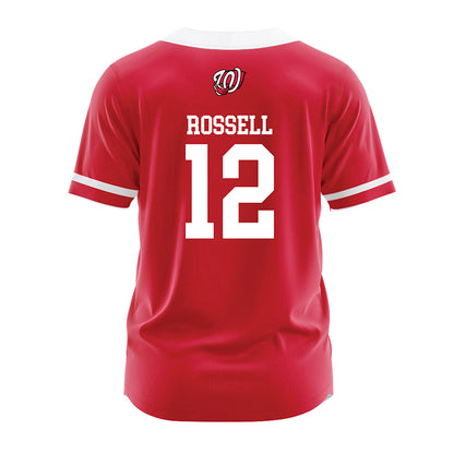 Western Kentucky - NCAA Baseball : Elliott Rossell - Red Jersey-1