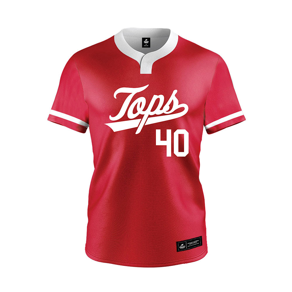 Western Kentucky - NCAA Baseball : Jude Favela - Red Jersey-0