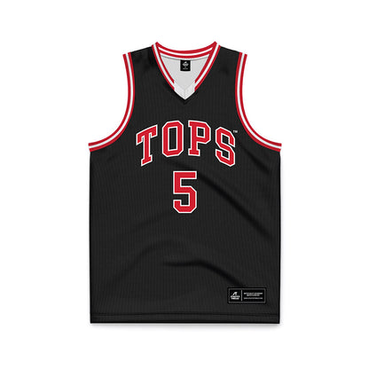 Western Kentucky - NCAA Men's Basketball : Jack Edelen - Black Basketball Jersey-0
