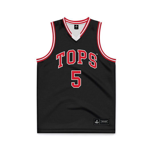 Western Kentucky - NCAA Men's Basketball : Jack Edelen - Black Basketball Jersey-0