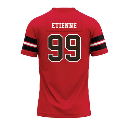 Western Kentucky - NCAA Football : Eric Etienne - Red Premium Football Jersey-1
