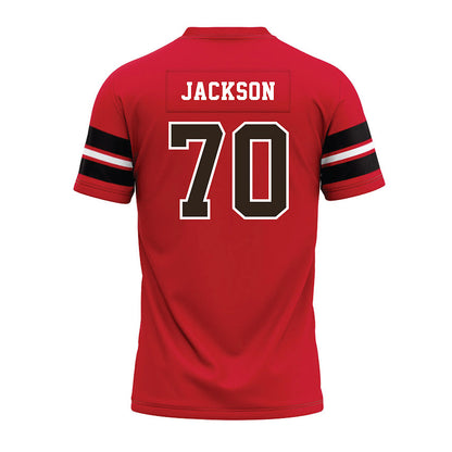 Western Kentucky - NCAA Football : Jemeil Jackson - Red Premium Football Jersey-1