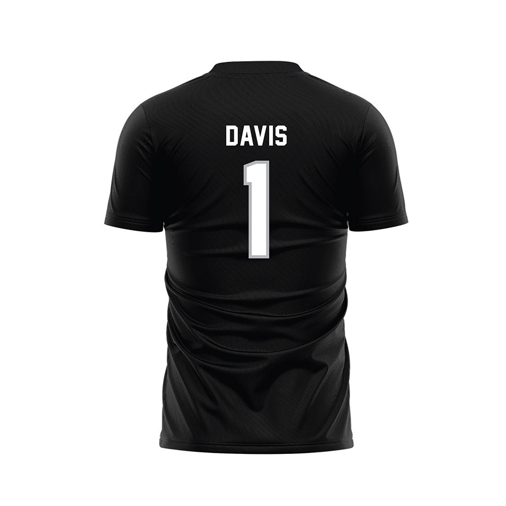 Western Kentucky - NCAA Women's Soccer : Maddie Davis - Black Soccer Jersey-1