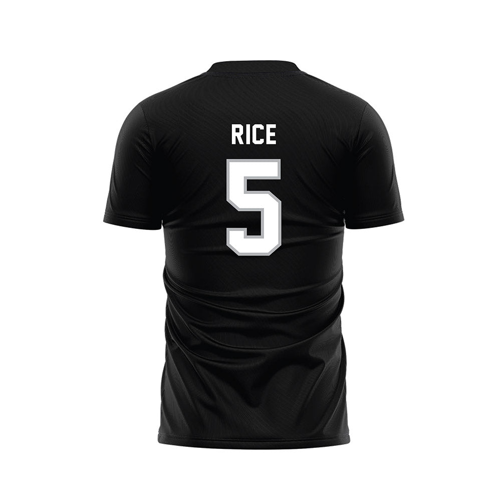 Western Kentucky - NCAA Women's Soccer : Ansley Rice - Black Soccer Jersey-1