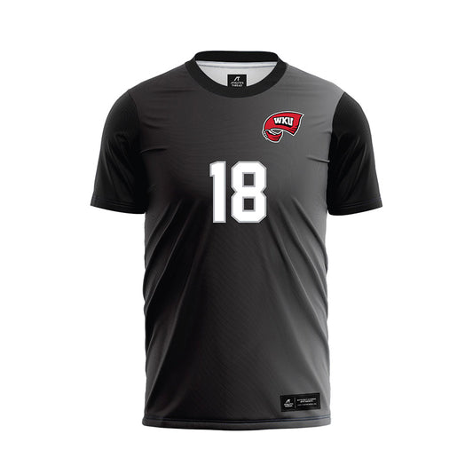 Western Kentucky - NCAA Women's Soccer : Mia Riddick - Black Soccer Jersey-0