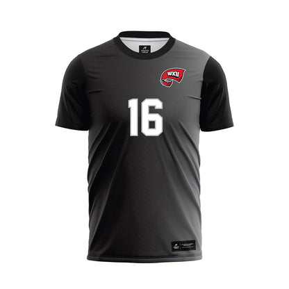 Western Kentucky - NCAA Women's Soccer : Alaina Nugier - Black Soccer Jersey-0