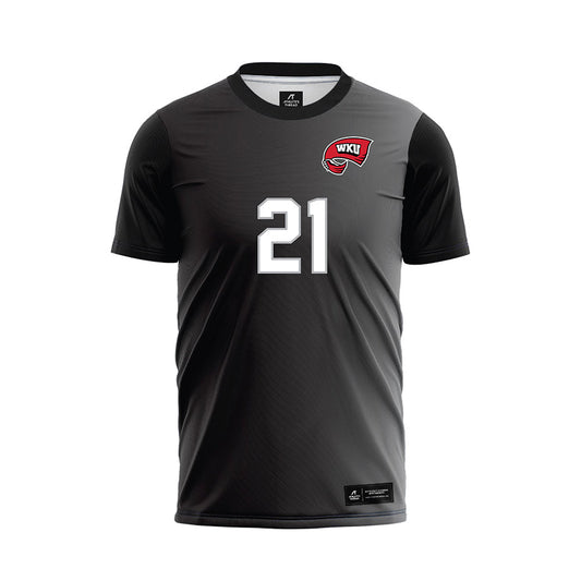 Western Kentucky - NCAA Women's Soccer : Camryn LaGrange - Black Soccer Jersey-0