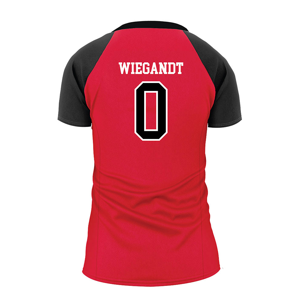 Western Kentucky - NCAA Women's Volleyball : Callahan Wiegandt - Red Volleyball Jersey-1