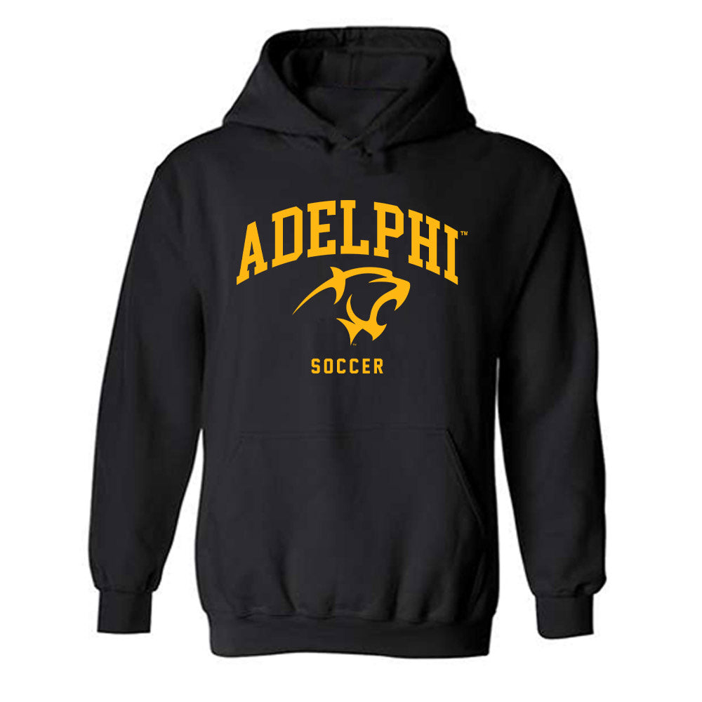 Adelphi - NCAA Men's Soccer : Arik Landau - Classic Shersey Hooded Sweatshirt-0