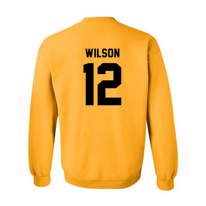 Adelphi - NCAA Men's Basketball : Carter Wilson - Classic Shersey Crewneck Sweatshirt-1