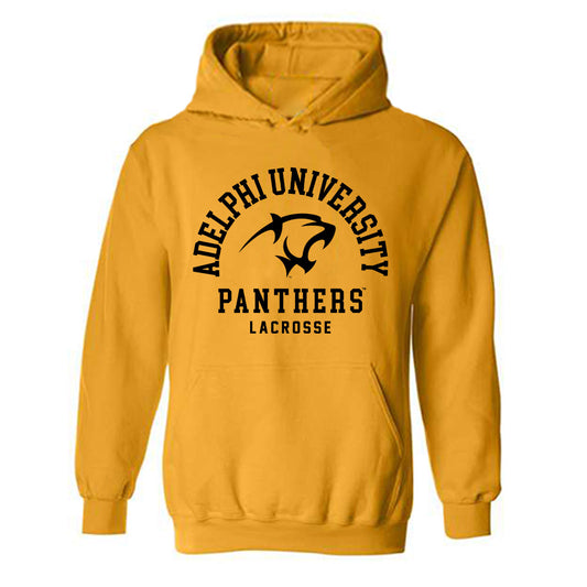 Adelphi - NCAA Men's Lacrosse : Tommy Gentile - Classic Shersey Hooded Sweatshirt-0