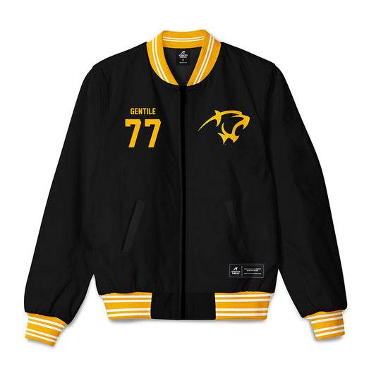 Adelphi - NCAA Men's Lacrosse : Tommy Gentile - Bomber Jacket-0