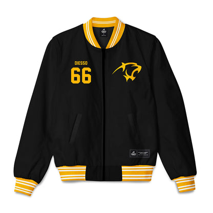 Adelphi - NCAA Men's Lacrosse : Joey Diesso - Bomber Jacket-0