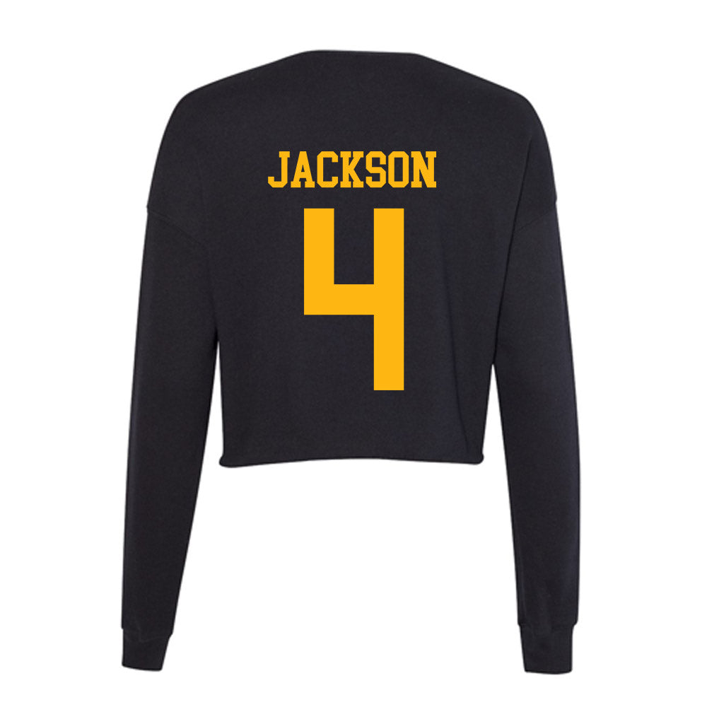 Adelphi - NCAA Men's Basketball : Mason Jackson - Classic Shersey Women's Cropped Crew Fleece-1