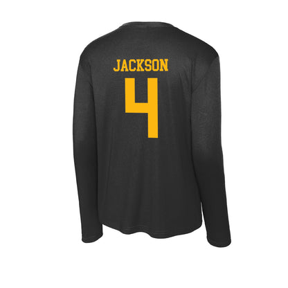 Adelphi - NCAA Men's Basketball : Mason Jackson - Classic Shersey Activewear Long Sleeve T-Shirt-1