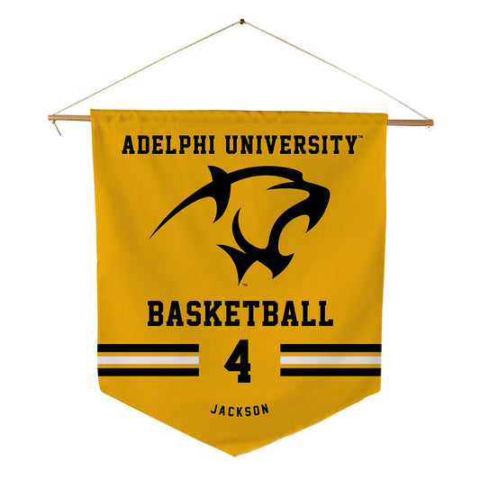 Adelphi - NCAA Men's Basketball : Mason Jackson - Pennant - 18" x 21"-0