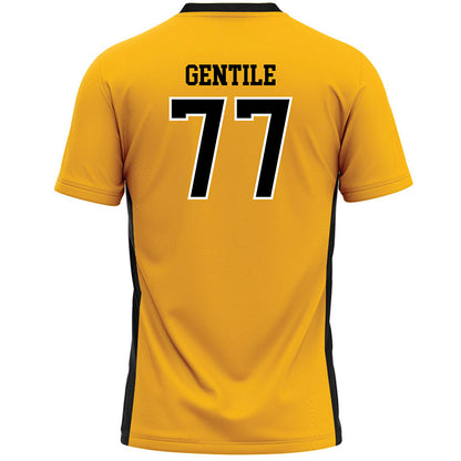 Adelphi - NCAA Men's Lacrosse : Tommy Gentile - Gold Lacrosse Jersey -1