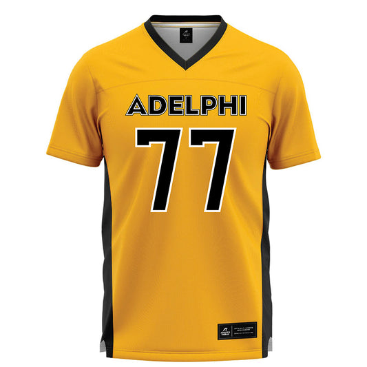 Adelphi - NCAA Men's Lacrosse : Tommy Gentile - Gold Lacrosse Jersey -0
