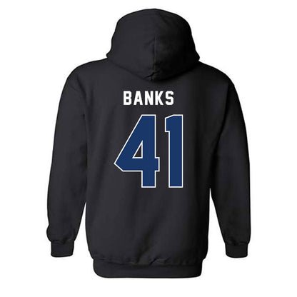 Yeshiva - NCAA Baseball : Aaron Banks - Classic Shersey Hooded Sweatshirt-1