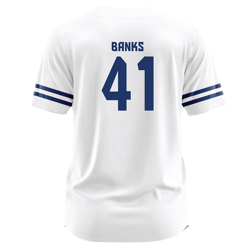 Yeshiva - NCAA Baseball : Aaron Banks - White Jersey-1