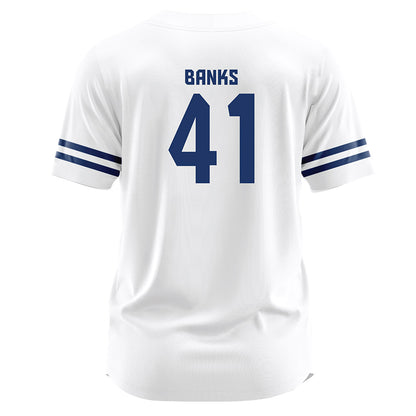 Yeshiva - NCAA Baseball : Aaron Banks - White Jersey-1