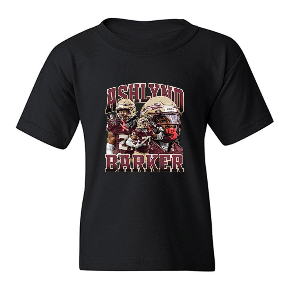FSU - NCAA Football : Ashlynd Barker - Collage Youth T-Shirt-0