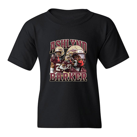 FSU - NCAA Football : Ashlynd Barker - Collage Youth T-Shirt-0