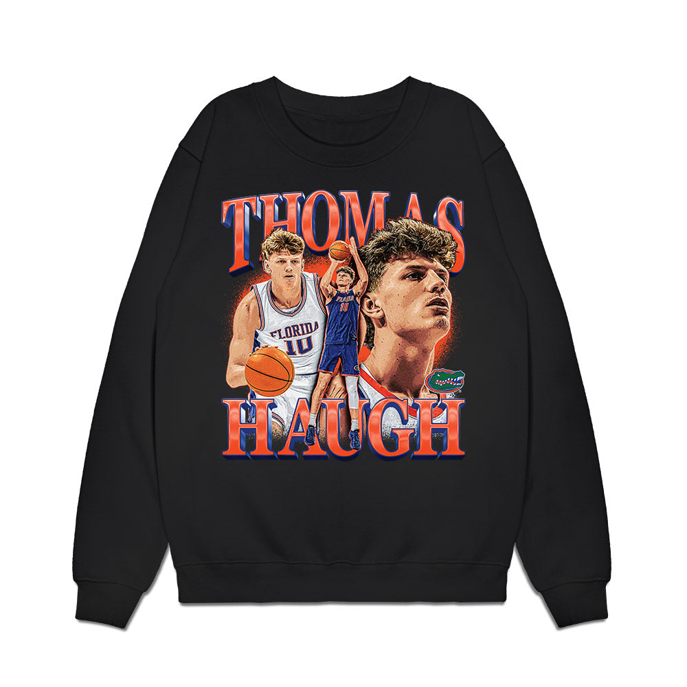 Florida - NCAA Men's Basketball : Thomas Haugh - Collage Premium Crewneck Sweatshirt-0