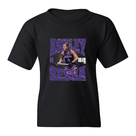 Northwestern - NCAA Women's Field Hockey : Ashley Sessa - Collage Youth T-Shirt-0